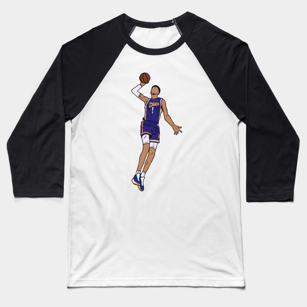 Victor Wembanyama Dunk Baseball T-Shirt by rattraptees